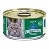 Blue Buffalo 859610003341 Wilderness Duck Canned Cat Food, Case of 24 3 oz