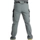 thumbnail image 5 of Pantalones cargo de longitud completa para hombre, casuales, de color sólido, con bolsillos y cintura elástica, de nailon., 5 of 8