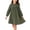Army Green, variant on OGLCCG Girls Lantern Long Sleeve Dress Kids Flowy Pleated Crewneck A-Line Fall Dresses Birthday Princess Dress(Army Green,7-8 Years)