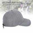 thumbnail image 3 of Gorro De Entrenamiento, Gorra De Béisbol Elegante Gris Plateada Reflectante Ajustable Para Correr, 3 of 7