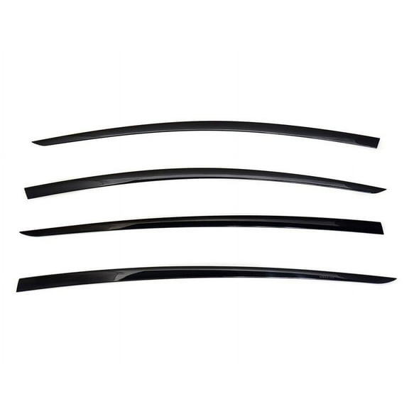 Wellvisors Side Window Visors Wind Deflectors Rain Guard Premiums Series for 2017 2018 2019 2020 2021 2022 2023 2024 Tesla Model 3 3-847TE002