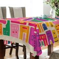 thumbnail image 4 of Yayeee Tablecloths for Rectangular Tables 60 x 60 inch Party Table Cover, Art Map, 4 of 6
