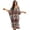 Brown - Cow Aztec, variant on DISNIMO Lemon Flower Print Women Kaftan Dress Plus Size Swimsuit Cover Up V Neck Batwing Sleeve Caftans Beach Dress Summer Swimsuit Loungewear V Neck Loose Fit Bathing Suit Coverups