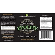 The Food Movement Black Earth Zeolite with Humic Fulvic Acids - 1oz
