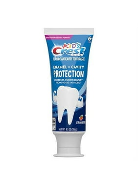 Crest Kids Enamel + Cavity Protection Toothpaste, Strawberry Flavor, 4.1oz