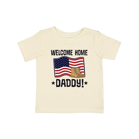 

Inktastic Military Daddy Welcome Home Gift Baby Boy or Baby Girl T-Shirt