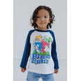 thumbnail image 2 of SEGA Sonic The Hedgehog Tails Knuckles Little Boys 2 Pack T-Shirts Gray / Blue 5, 2 of 5