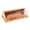 Brown/Roll Top, variant on Eco Display Rectangle Natural Bamboo Display Bin - 20" x 12" x 7" - 1 count box