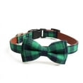 thumbnail image 4 of Yidarton New British Plaid Pet Collar Bow Collar Button Dog Collar blue 2.5*36~55cm, 4 of 8