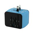 thumbnail image 3 of Adaptador De Viaje Universal Cargador De Viaje Internacional Todo En Uno Con Adaptador De Corriente De Viaje Mundial De 2.4A Cargador De Pared Para Ee. Uu./Ru/Ue/Au 4 Usb Parte 100-240 Monstrate EL013215-04, 3 of 5