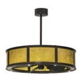 thumbnail image 2 of Meyda Tiffany 149288 Smythe Craftsman 30" 5 Blade Indoor Led Ceiling Fan - MultiColor, 2 of 5