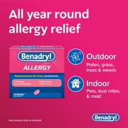 Benadryl Ultratabs Go Packs, 60 Single Use Packets of 2 Tablets