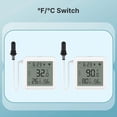thumbnail image 2 of Sensor de Humedad y Temperatura Inteligente Tuya WiFi, Cable de Sensor Externo de 1 M, Aplicación de Sonda, Monitor Remoto, Funciona con y Home, 2 of 5