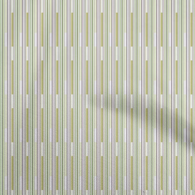 oneOone Rayon Light Green Fabric Stripes Craft Projects Decor Fabric Printed By The Yard 56 Inch Wide-X0