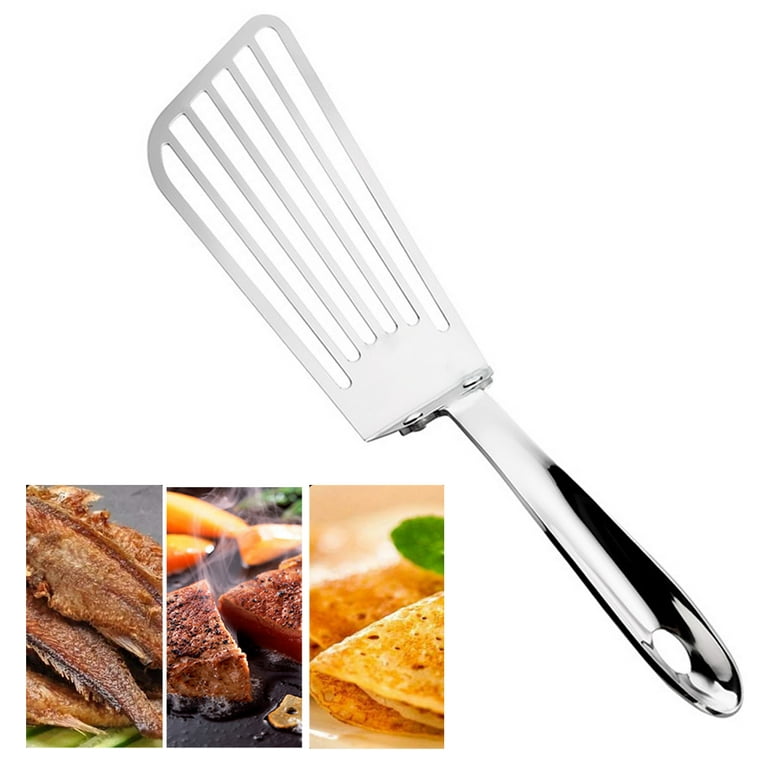 Fish Spatula Turner Egg Flipper Stainless Steel Slotted Turner Kitchen  Metal Spatula For Flipping Frying Fish Meat Eggs Pancakes - Buy Fish Spatula  Turner Egg Flipper Stainless Steel Slotted Turner Kitchen Metal
