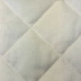 thumbnail image 3 of HiEnd Accents Velvet Diamond 1 Piece Quilt, Cream Solid Color Modern Classic Bedding, King, 3 of 5