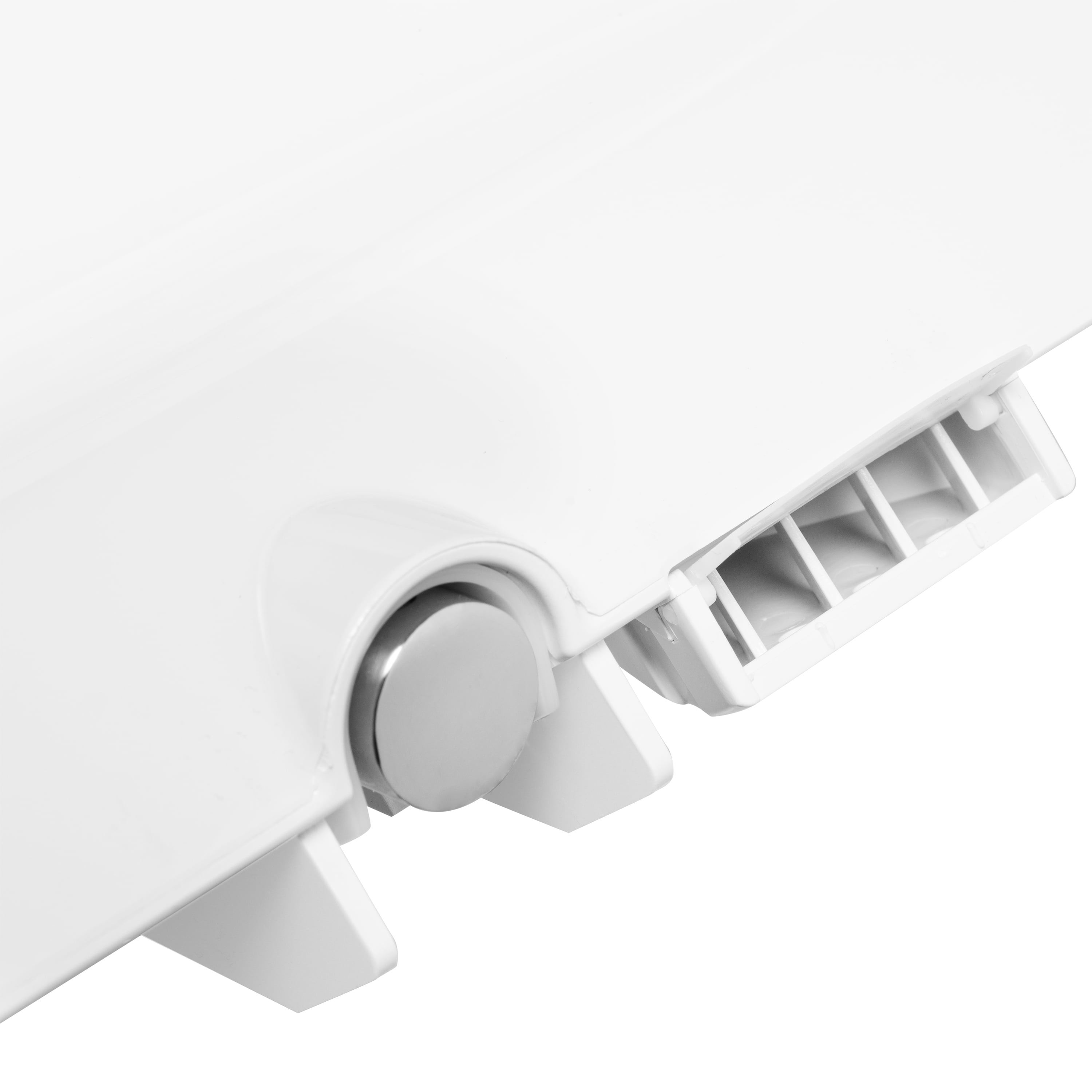Brondell Swash Select EM417 Sidearm Bidet Seat with Warm Air Dryer, Elongated White