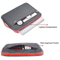 thumbnail image 2 of Funda para portátil Voova de 15,6-16 pulgadas, impermeable, gris, 2 of 8