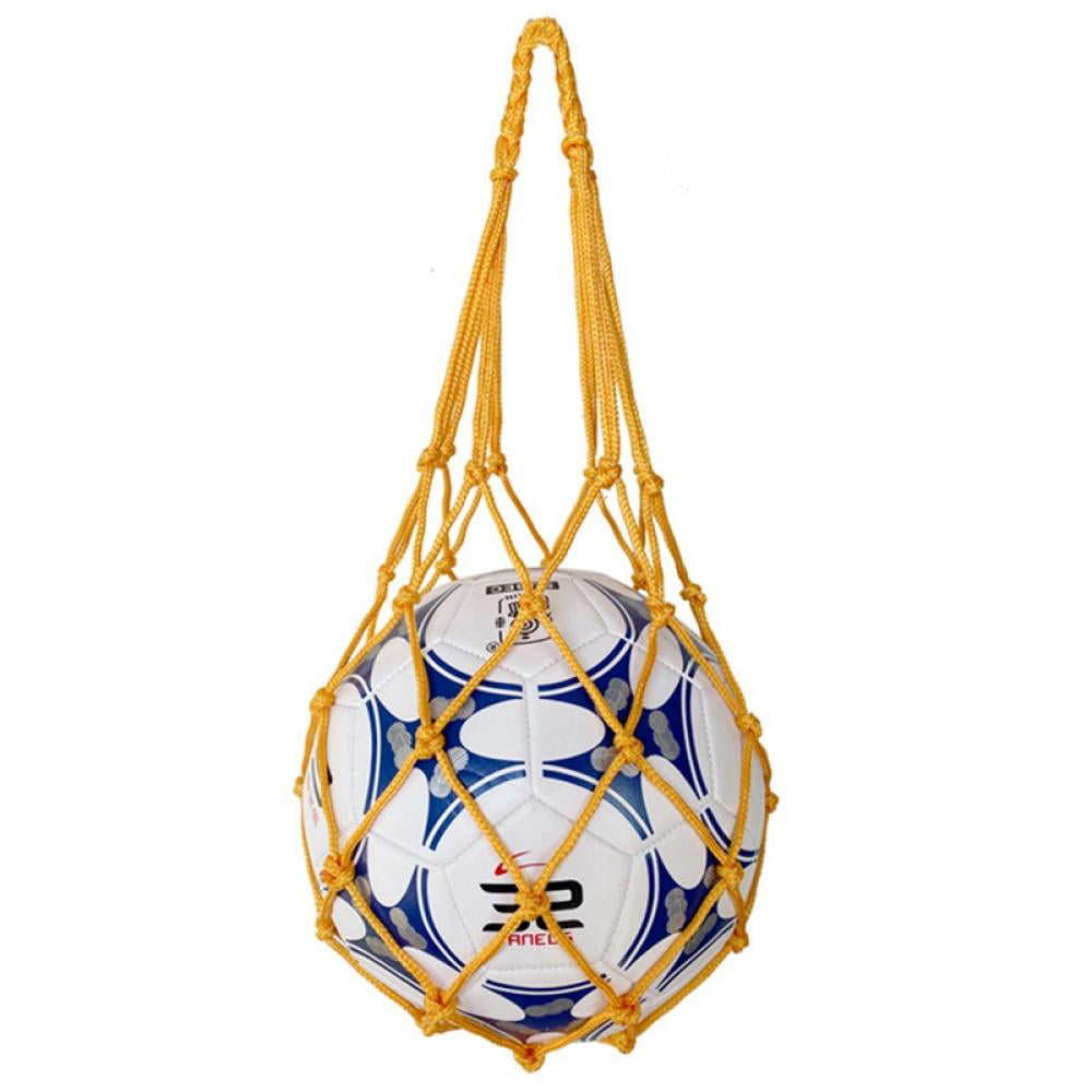 Mesh Net Ball Carrier Bag for Volleyball Basketball Football Soccer Mixed 
