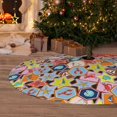 thumbnail image 6 of Rateoe Beach Life Print Christmas Tree Skirt 36" for Xmas Holiday New Year Party Circle Tree Mat Ornaments Decoration, 6 of 7