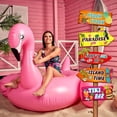 thumbnail image 4 of 20 Pieces Luau Aloha Party Welcome Sign, Tropical Hawaiian Summer Themed Party Decorations Hawaiian Party Welcome Sign Front Door with 4 Sheet Stickers, 4 of 7