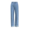 thumbnail image 4 of Vedolay Ladies Pants Fashion Jeans Rolled Hem Denim Pants A,XL, 4 of 4