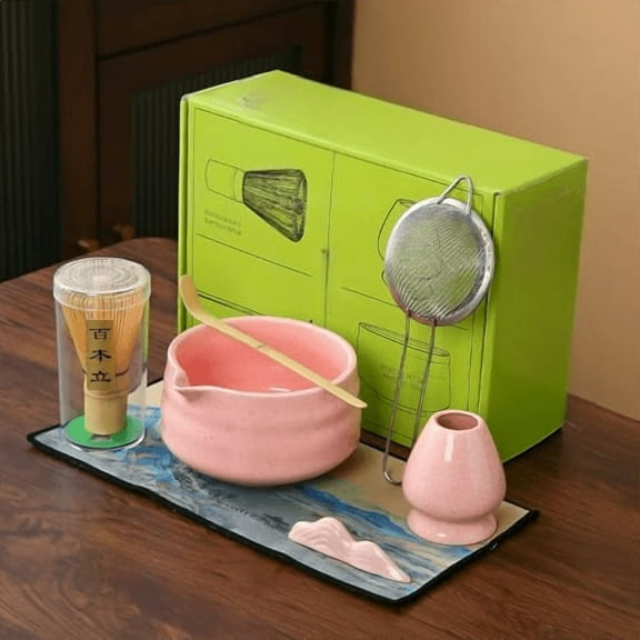 7matcha whisk set, Matcha Whisk Set 1 Matcha Whisk, Pink matcha Set matcha kit$$Home Decor, Kitchen, & Other