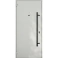 thumbnail image 2 of Front Exterior Prehung Steel Door / Deux 6078 Black Enamel / Entry Metal Modern Painted W36" x H80" Right hand Inswing, 2 of 5