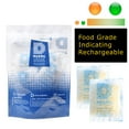 thumbnail image 7 of 20 Gram [100 Packs] "Dry & Dry" Food Safe Orange Indicating(Orange to Dark Green) Mixed Silica Gel Packets - FDA Compliant, 7 of 7
