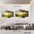 thumbnail image 4 of Elephant Stock Olive Trees Wall Art - Horizontal Multi Panel Canvas - Living Room Wall Decor - Places Multi Panel - Yellow And Green Decor - 84" x 54", 4 of 8