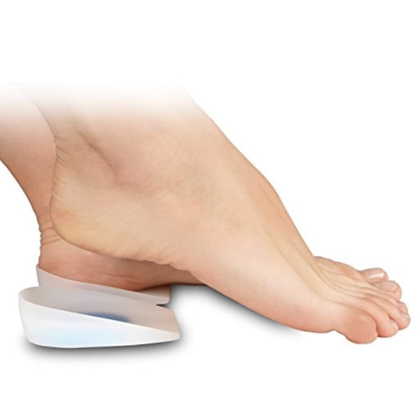 soles silicone heel cups (pair) soft cushions to help relieve foot pain