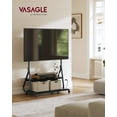 thumbnail image 1 of VASAGLE Meuble Télé avec Roulettes, pour Téléviseurs LCD LED OLED Plats et Incurvés jusqu'à 75 Pouces et 88 lb, Chariot Télé Roulant, avec Prises de Courant, Tablette de Rangement, Hauteur Ajustable, 1 of 6