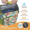 thumbnail image 2 of Travel Cooler Bag - Pioneer Flower Floral Print Pattern Camping Beer Cooler Backpack with Bottle Opener- Waterproof Insulated Picnic Backpacks - Cooler Bag for Beach, 2 of 6