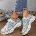 thumbnail image 2 of AUDeals Women Travel Walking Shoes - Lightweight Breathable Mesh Sneakers for Casual Trips and Everyday Motion (Green, 8.5), 2 of 8