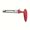 Red, variant on 1pc Apple Corer, Sturdy Apple Corer with Ergonomic Handle, Durable Portable Stainless Steel Core Remover, Suitable for Pears, Bell Peppers, Apples, Pineapples