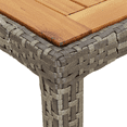 thumbnail image 4 of vidaXL Garden Dining Table Grey 59x35x29 in Poly Rattan, 4 of 5