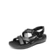 thumbnail image 1 of Sandalias DREAM PAIRS para mujer negras con soporte para el arco, talla 10, 1 of 7