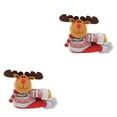 thumbnail image 3 of Wosthever Titular de la hebilla de la cortina de Navidad Decoración de la muñeca de la felpa del hogar Tieback Holdback Clip colgante de Año Nuevo Type1 NO1 Wosthever CBP184082, 3 of 5