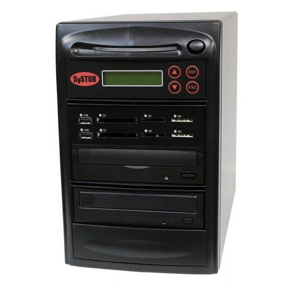Systor   1-1 Multi-Media Center with USB  SD & CF & Disc Duplicator