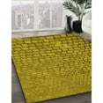 thumbnail image 3 of Ahgly Company Tapis d'Intérieur Lavable en Machine Carré Transitionnel Brun Bronze Foncé, 4 Pieds Carré, 3 of 7