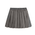 thumbnail image 4 of NAISIBABY Girls School Uniform Skirt, A-Line High Waist Pleated Skirt for Back to School Dark Gray Size 15, 4 of 7