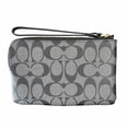 thumbnail image 2 of Monedero Coach Corner Zip Gris, 2 of 3