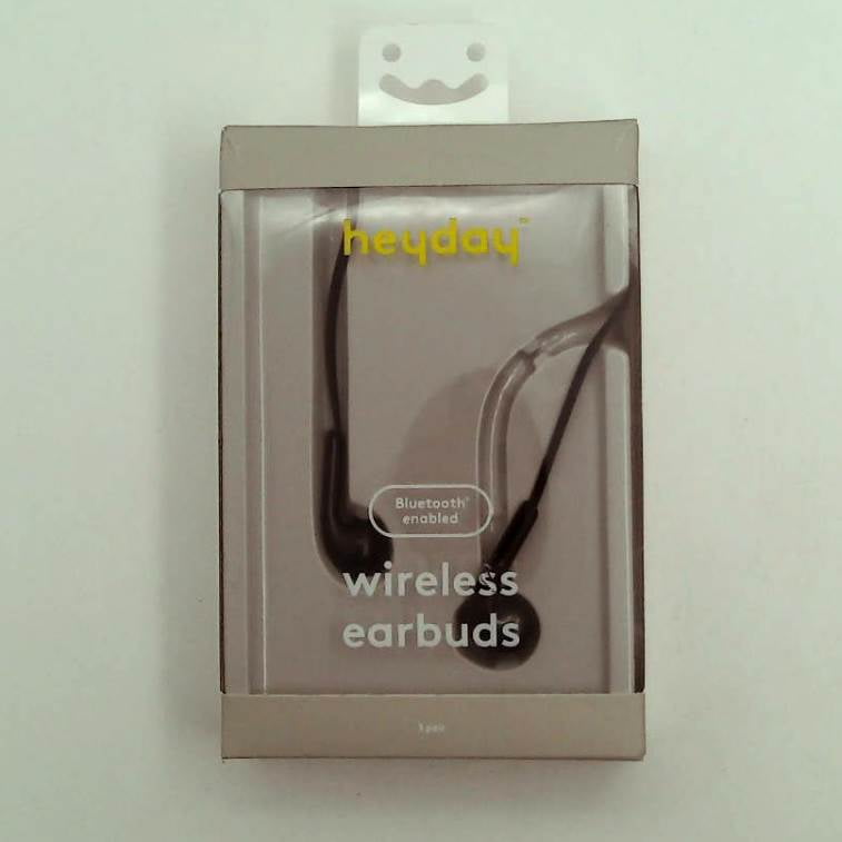 Heyday Wireless Flat Bluetooth Earbuds Black