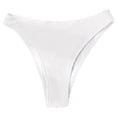 thumbnail image 6 of MIASHUI Women Low Waist Bikini Bottoms Ribbed Swim Briefs Full Coverage Bathing Suit Bottom White,S, 6 of 6