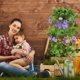 thumbnail image 2 of RKSTN pendant pendant Simulated Artificial Flowers Multibunch Artificial Morning Glories Artificial Outdoor Flowers Suitable For Indoor/outdoor Hanging Flower Pot, 2 of 3