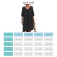 thumbnail image 4 of Robe d'Été Décontractée pour Femmes V Cou Robe à Manches Courtes Couleur Été Robe Décontractée Dos V Robes d'Ouverture en Forme de Femmes, 4 of 6