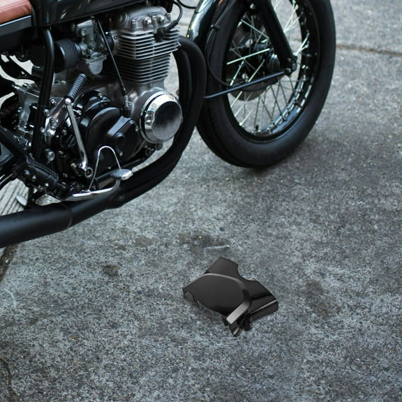 HOMEMAXS Motorcycle Chain Guard Cover 110-125cc Metal Engine Protector Fit For Horizontal Engines Ideal For Dirt Bikes Motorcycle Accessories