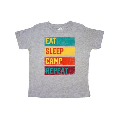 

Inktastic Camping Hiking Eat Sleep Camp Repeat Gift Toddler Boy or Toddler Girl T-Shirt