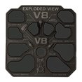 thumbnail image 1 of Engine Modeling Extra Large Charcuterie Platter Cheese Board With Multiple Compartments For Snacks Dips And Party Food Serving, 1 of 4