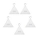 thumbnail image 1 of 5 piezas de de plata esterlina, pendiente de moda, colgante de gota con lazo, fabricación de joyas de bricolaje, pendientes, collar de pulser 12x10mm tri Baoblaze Sterling Silver Charms Pendant, 1 of 8